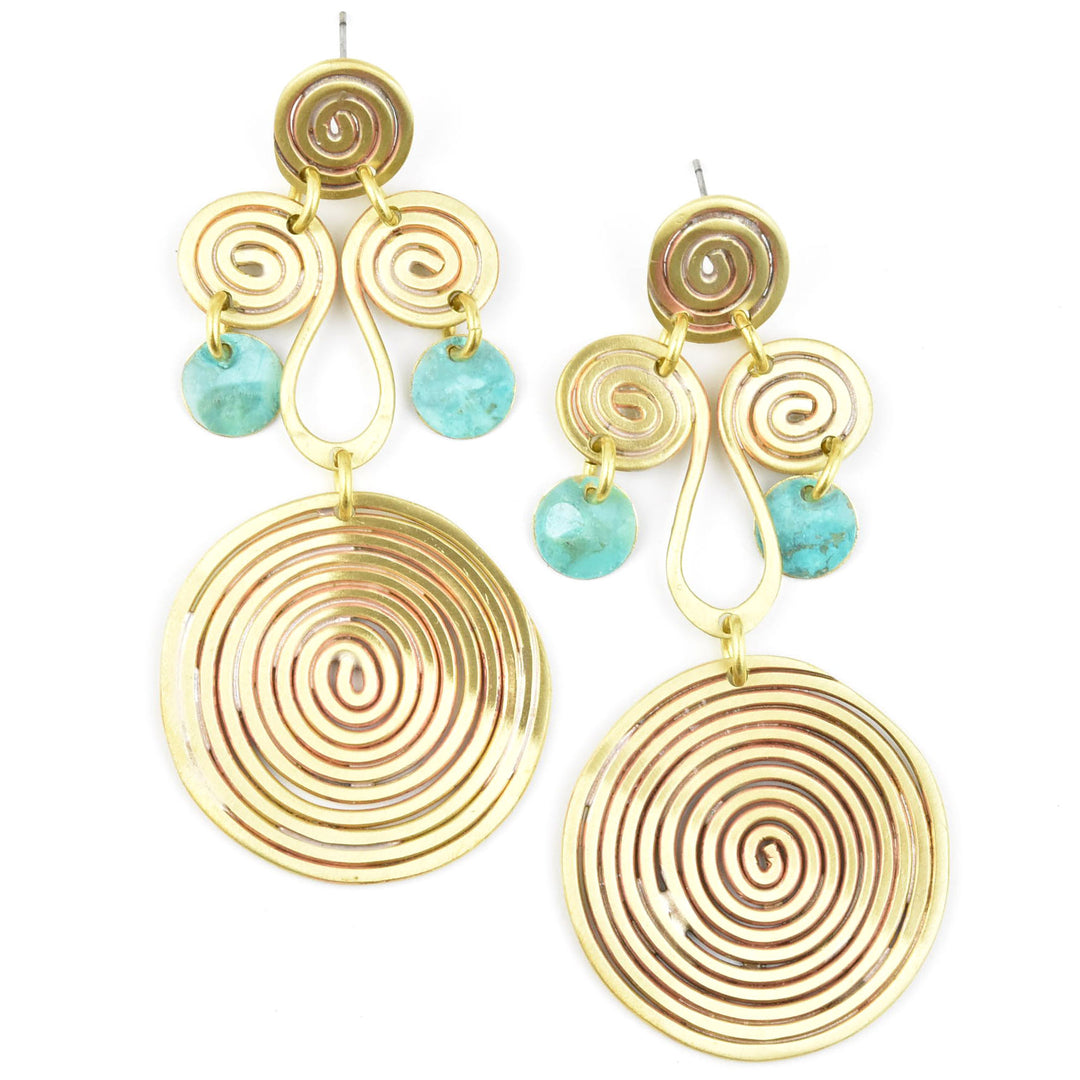 Pachamama Earrings - Goldmakers Fine Jewelry