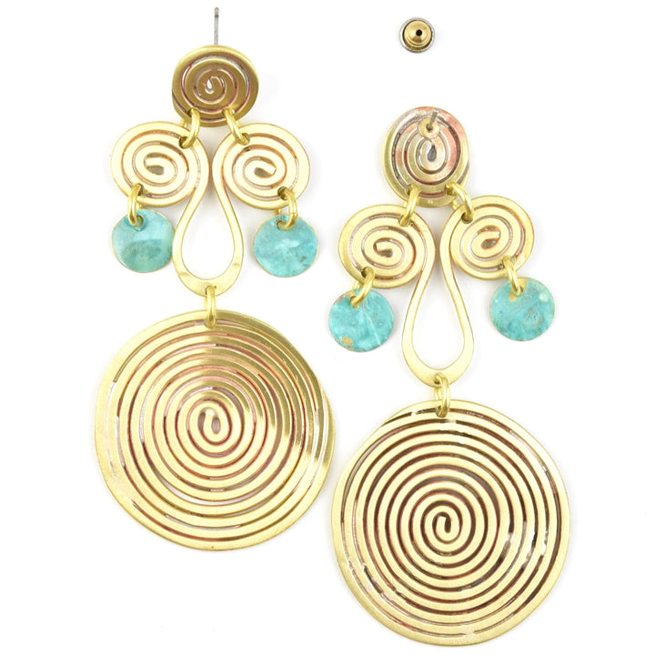 Pachamama Earrings - Goldmakers Fine Jewelry