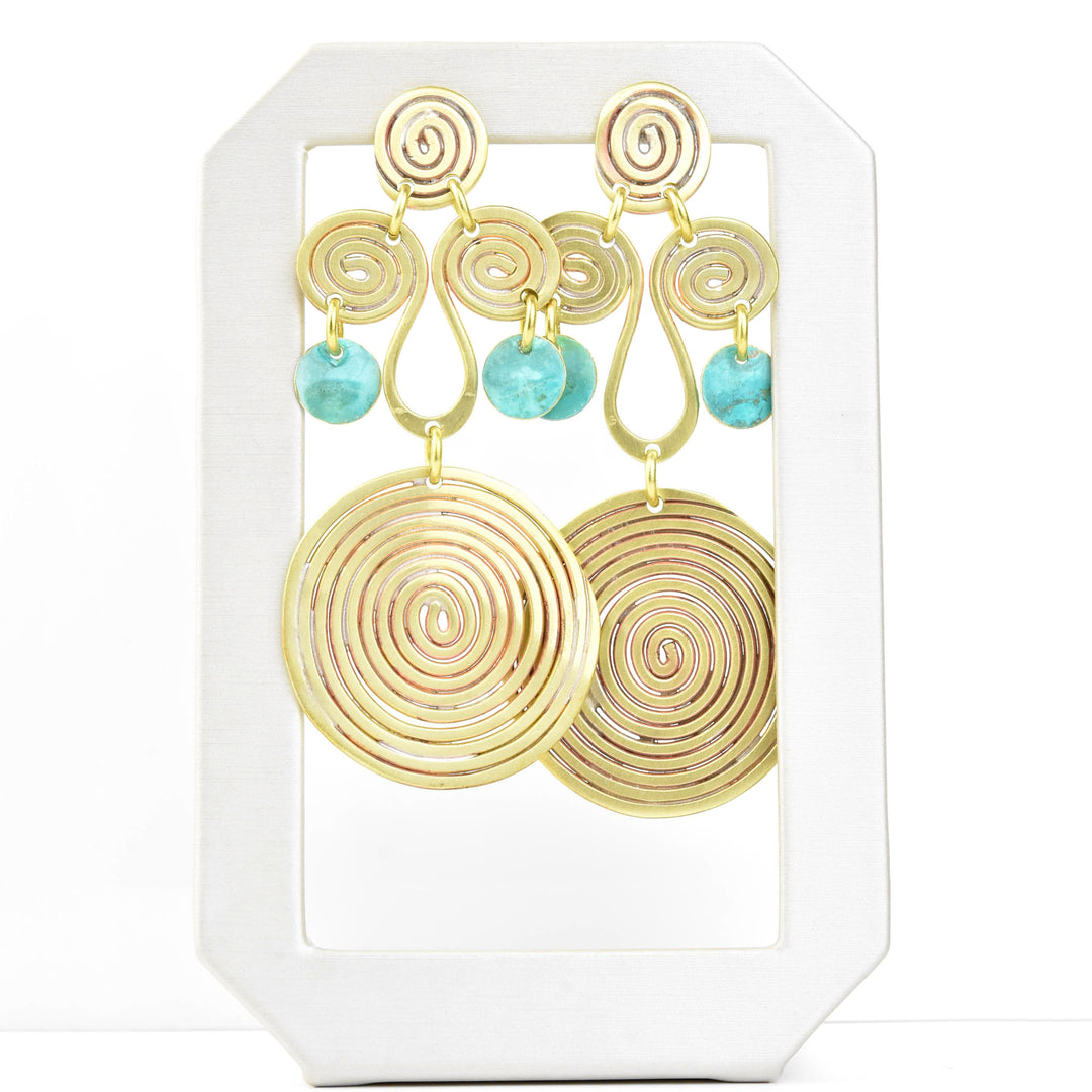 Pachamama Earrings - Goldmakers Fine Jewelry