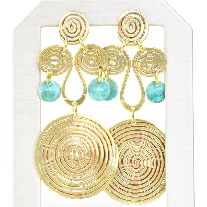 Pachamama Earrings - Goldmakers Fine Jewelry