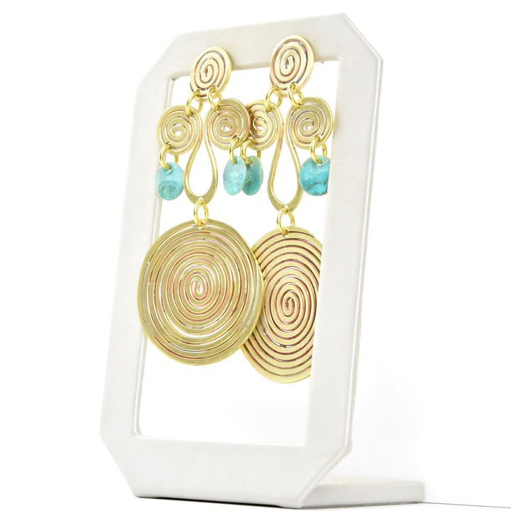 Pachamama Earrings - Goldmakers Fine Jewelry