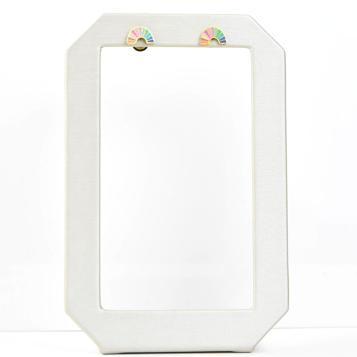 Pastel Rainbow Studs, Screw-back - Goldmakers Fine Jewelry