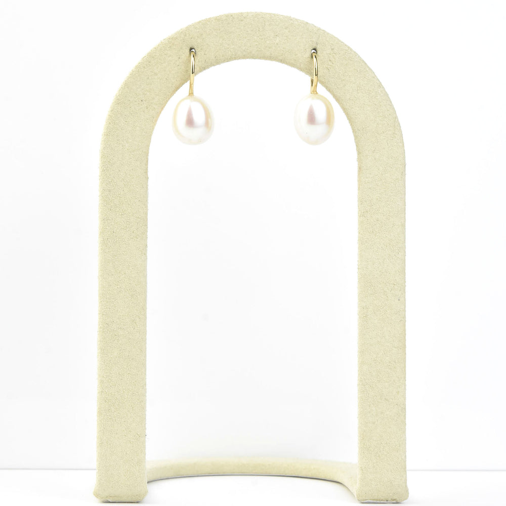 Freshwater Pearl Drops in 14k Yellow Gold - Goldmakers Fine Jewelry