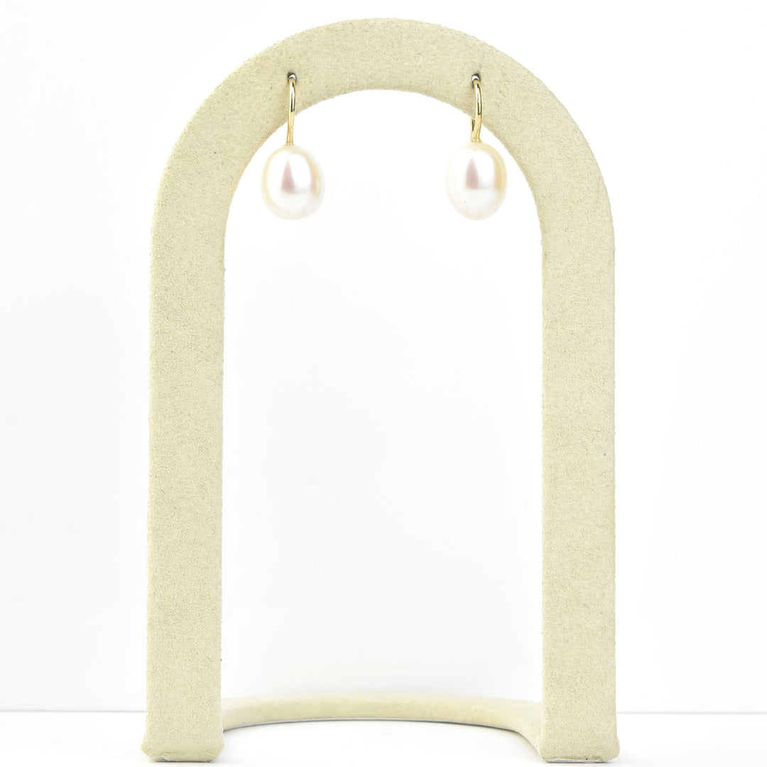 Freshwater Pearl Drops in 14k Yellow Gold - Goldmakers Fine Jewelry