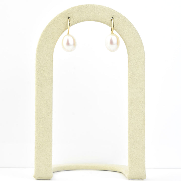 Freshwater Pearl Drops in 14k Yellow Gold - Goldmakers Fine Jewelry