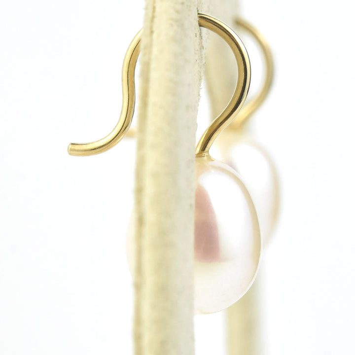 Freshwater Pearl Drops in 14k Yellow Gold - Goldmakers Fine Jewelry