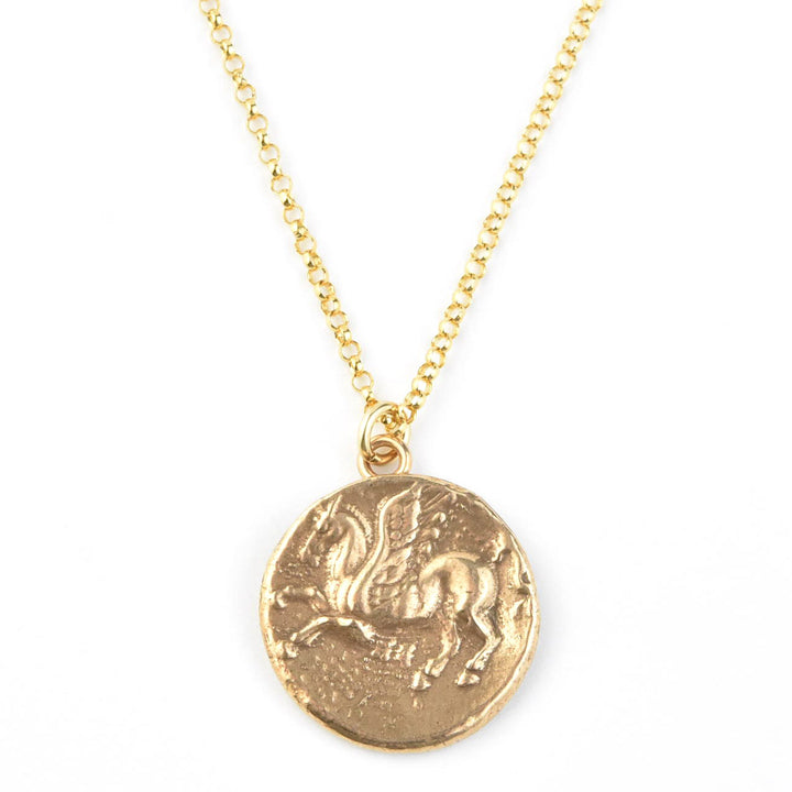 Pegasus Coin Necklace