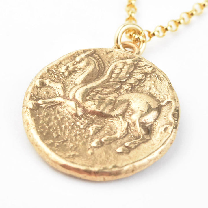 Pegasus Coin Necklace