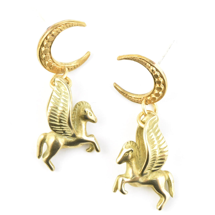 Pegasus Earrings - Goldmakers Fine Jewelry