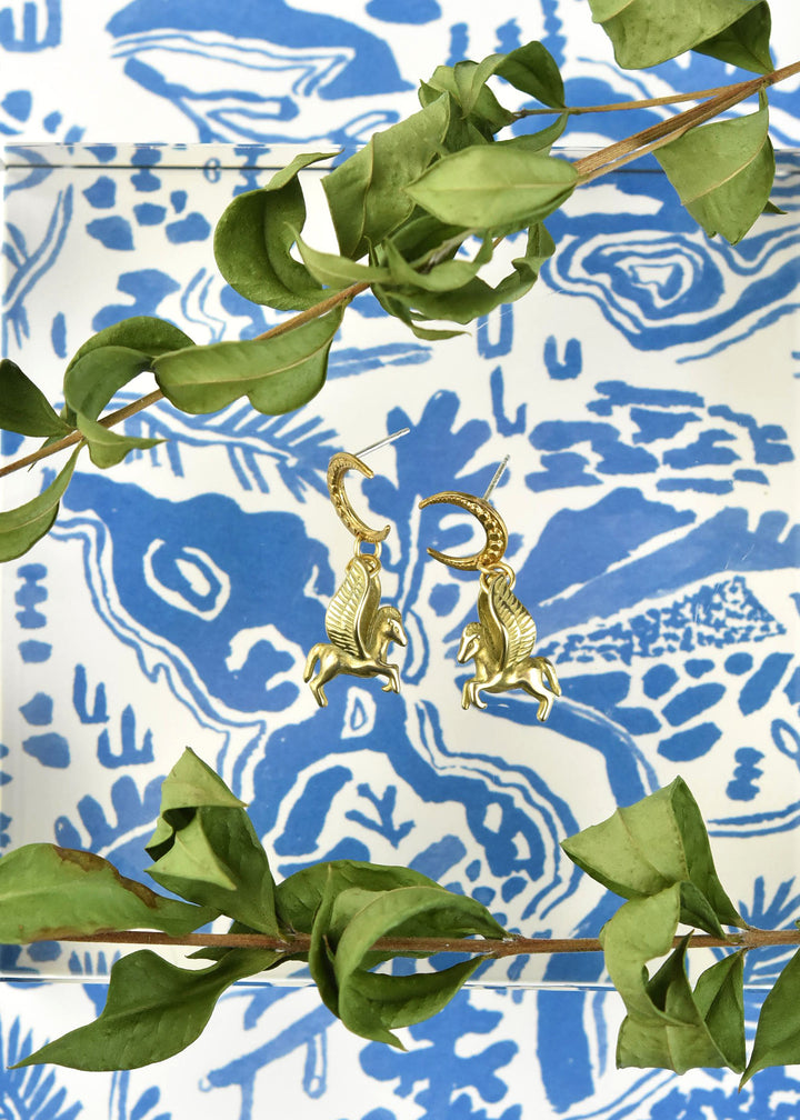 Pegasus Earrings - Goldmakers Fine Jewelry