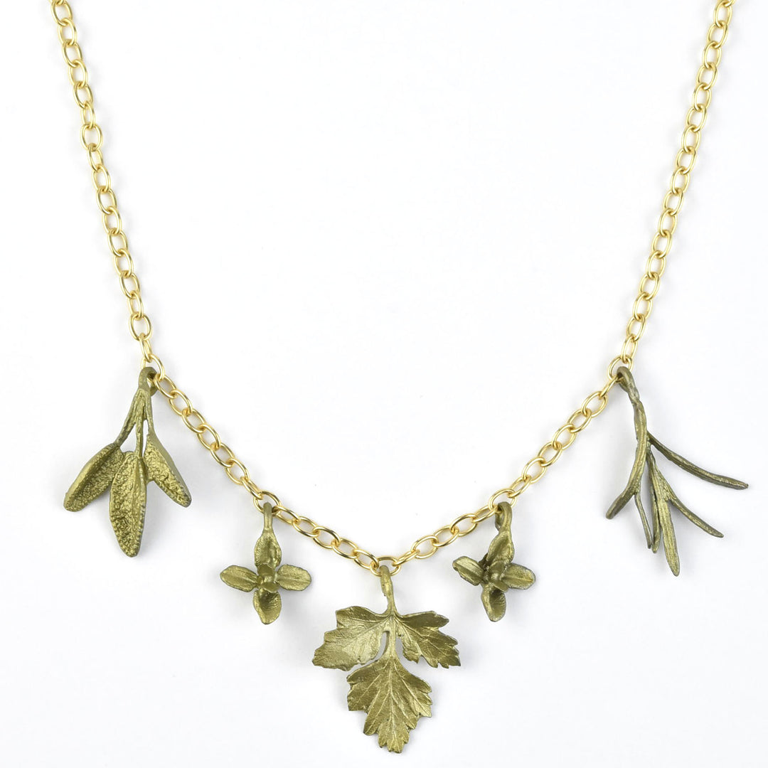 Petite Herbs Necklace - Goldmakers Fine Jewelry