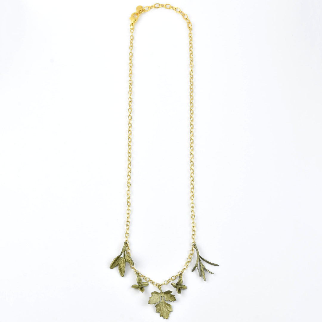 Petite Herbs Necklace - Goldmakers Fine Jewelry