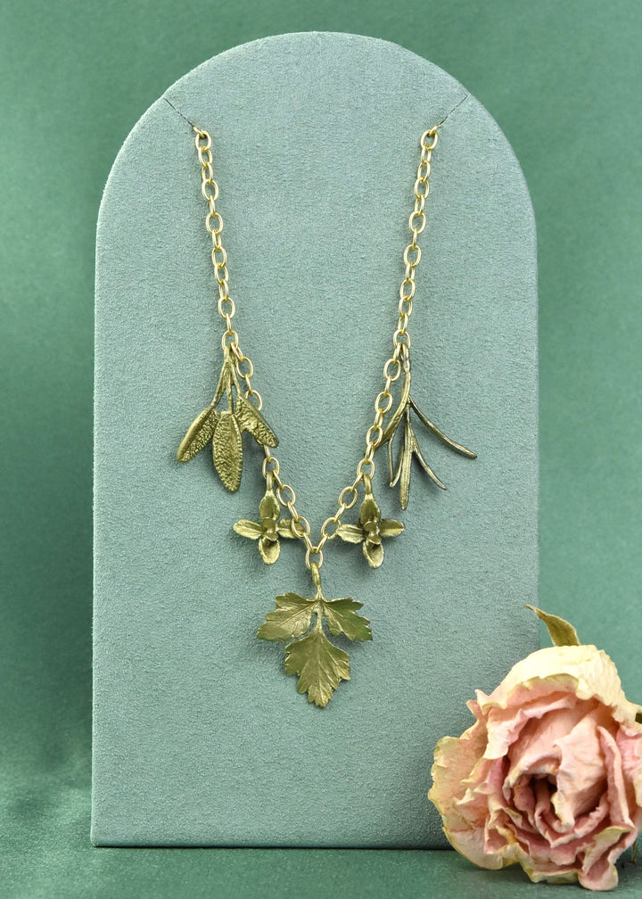 Petite Herbs Necklace - Goldmakers Fine Jewelry