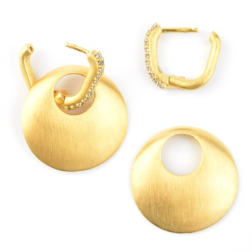 Petit Pave Drop Earrings - Goldmakers Fine Jewelry