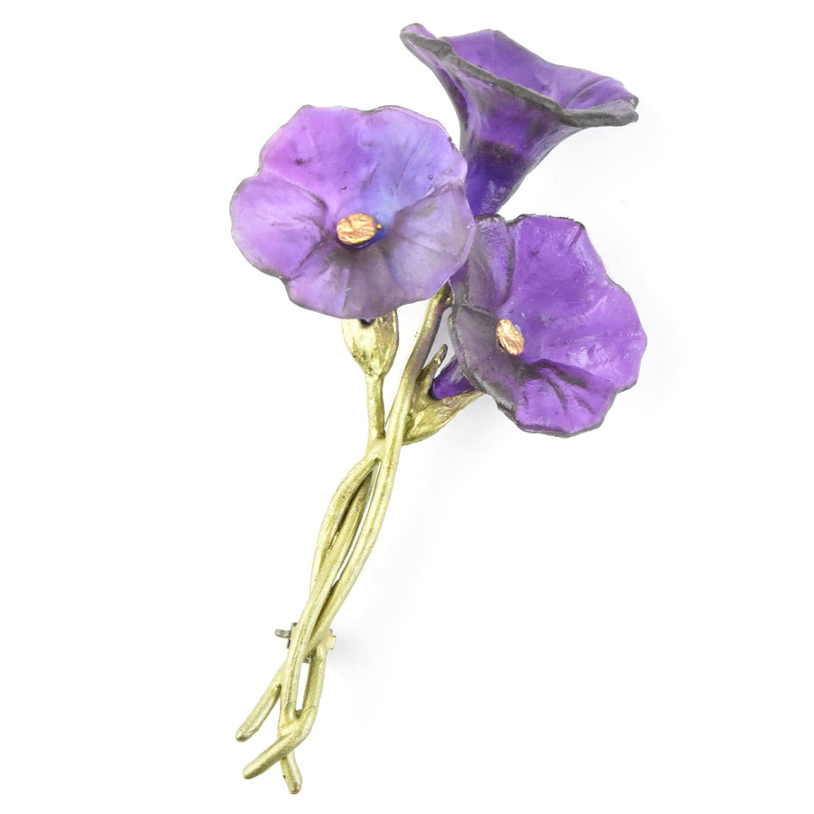 Petunia Brooch - Goldmakers Fine Jewelry
