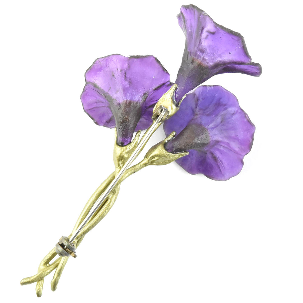 Petunia Brooch - Goldmakers Fine Jewelry