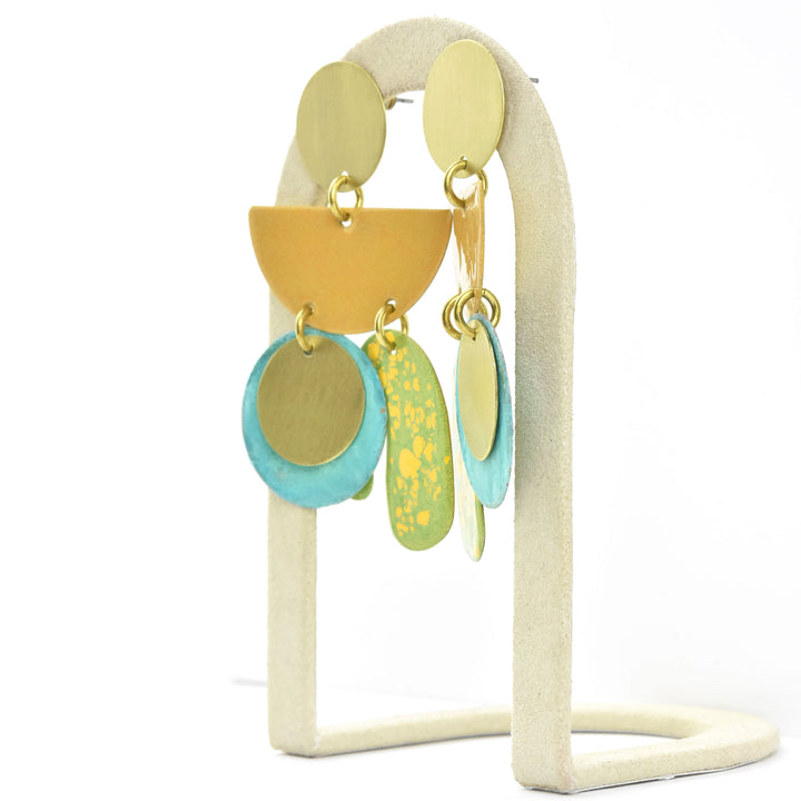 Piba Earrings in Mix Yellow