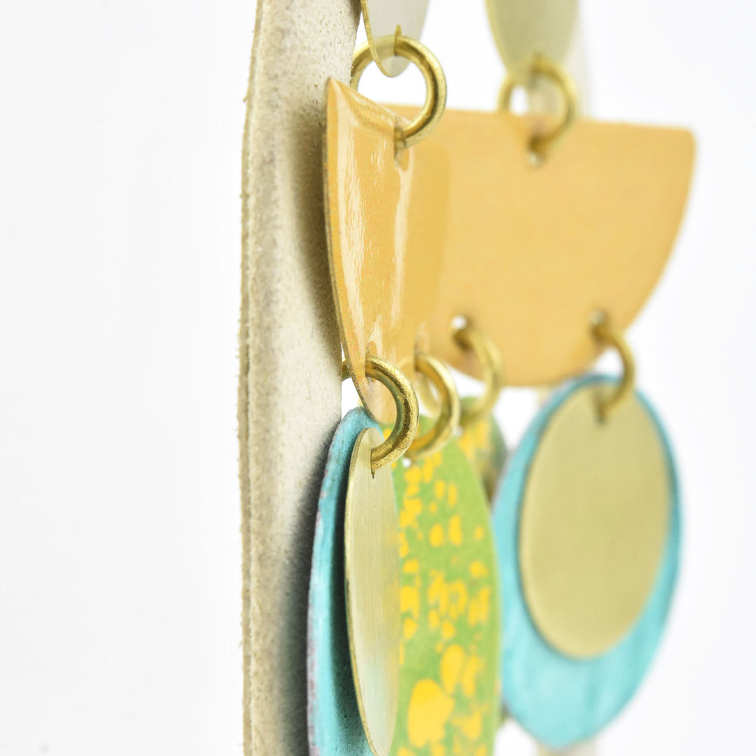 Piba Earrings in Mix Yellow