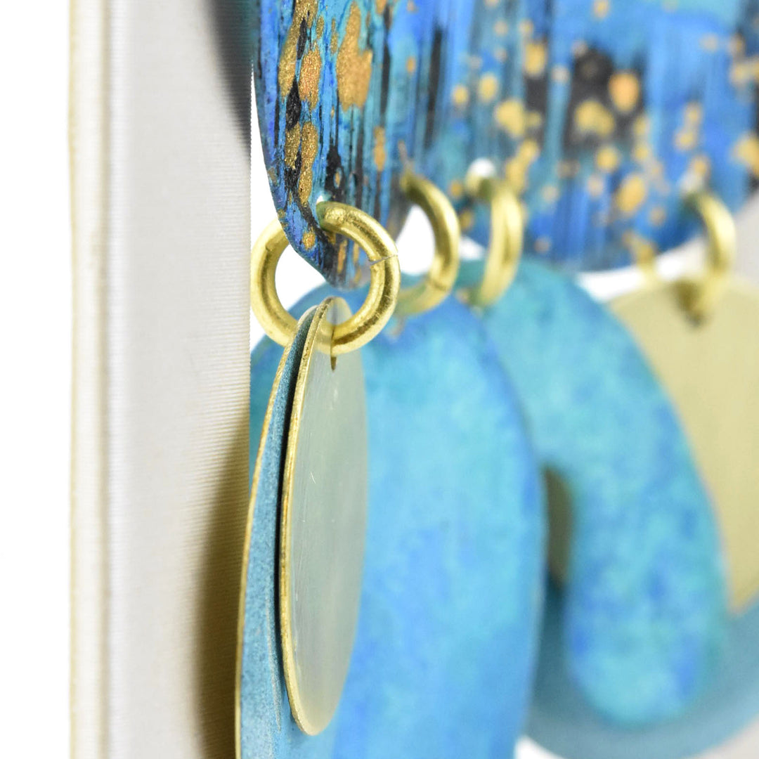 Piba Earrings in Mix Blue - Goldmakers Fine Jewelry
