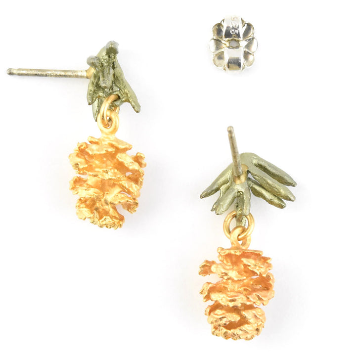 Pine Needle Post Earrings