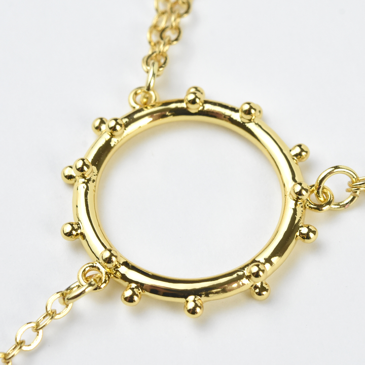 Double Circle Lariat - Goldmakers Fine Jewelry
