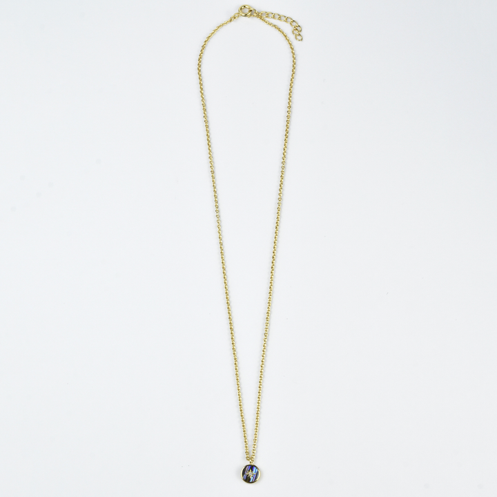 Mini Abalone Star Necklace - Goldmakers Fine Jewelry