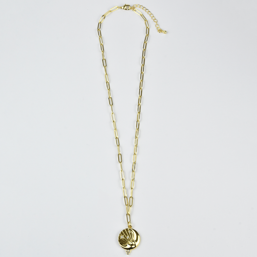 Moon Ray Necklace - Goldmakers Fine Jewelry