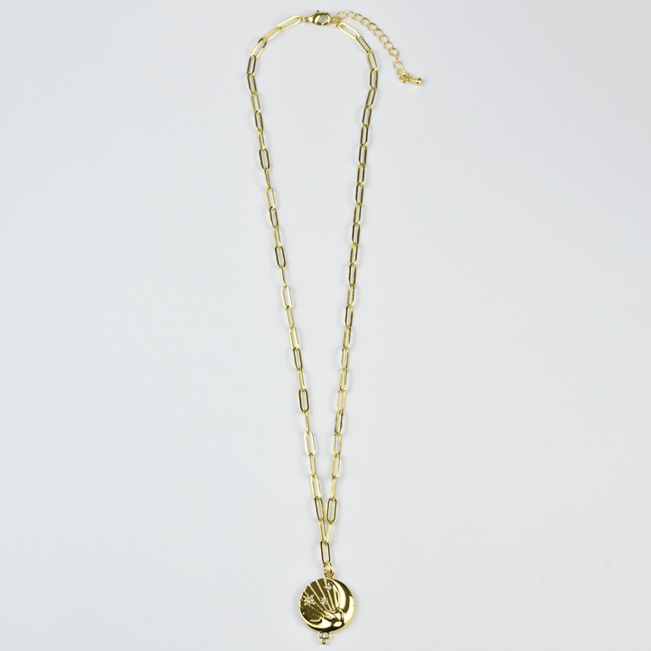 Moon Ray Necklace - Goldmakers Fine Jewelry