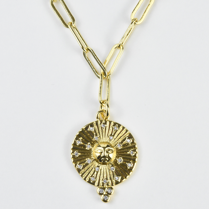 Sun Ray Necklace - Goldmakers Fine Jewelry