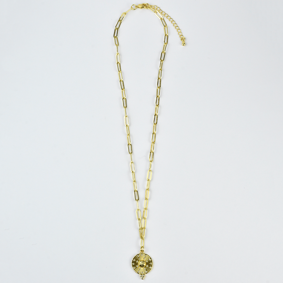 Sun Ray Necklace - Goldmakers Fine Jewelry