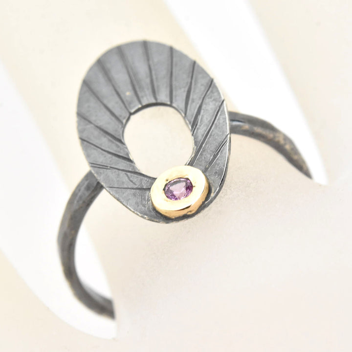 Pink Sapphire Portal Ring