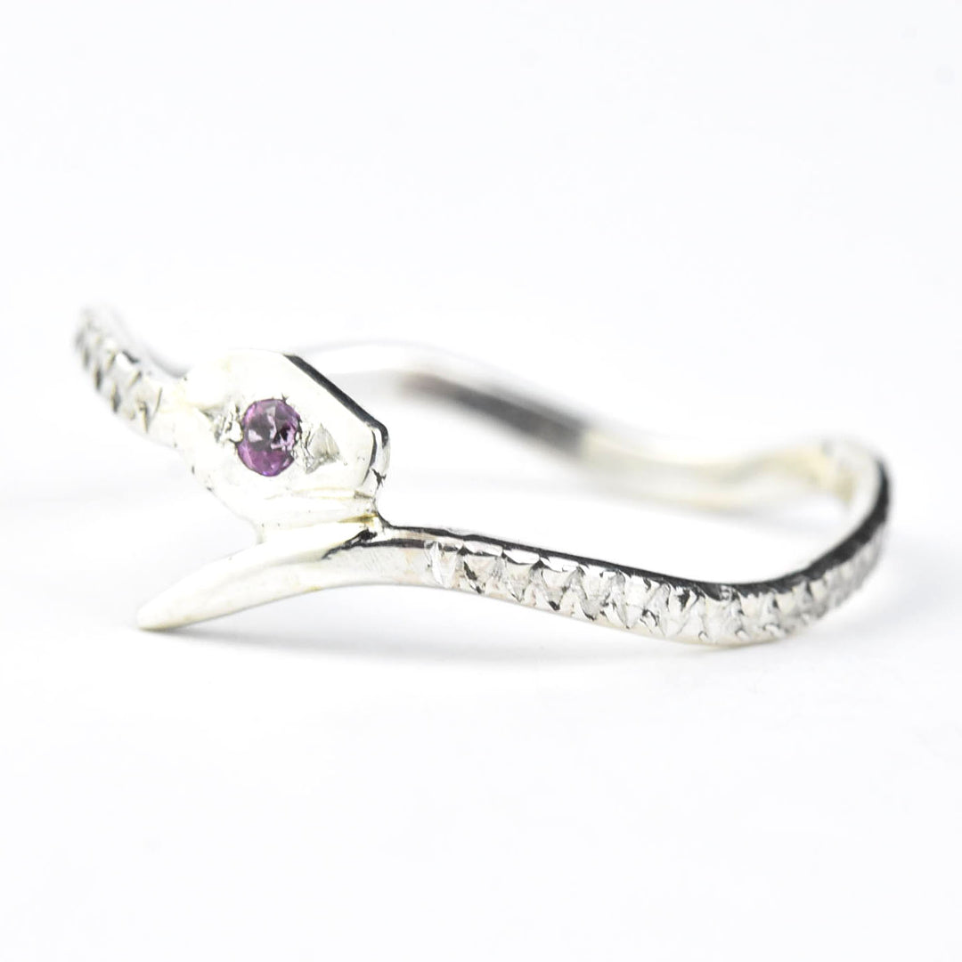 Pink Sapphire Viper Ring