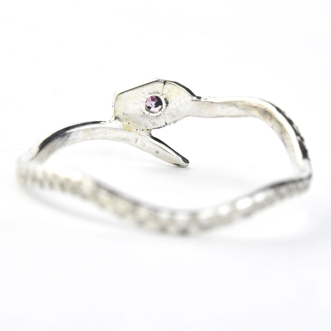 Pink Sapphire Viper Ring