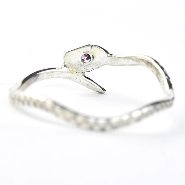 Pink Sapphire Viper Ring