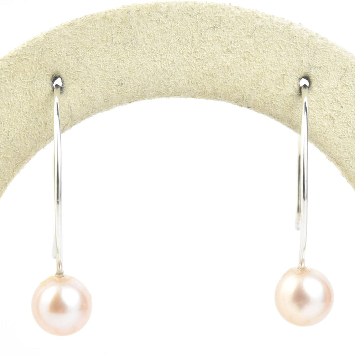 Freshwater Pearl Hoop Earrings