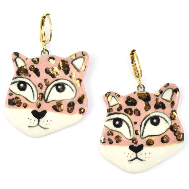 Leopard Statement Earrings