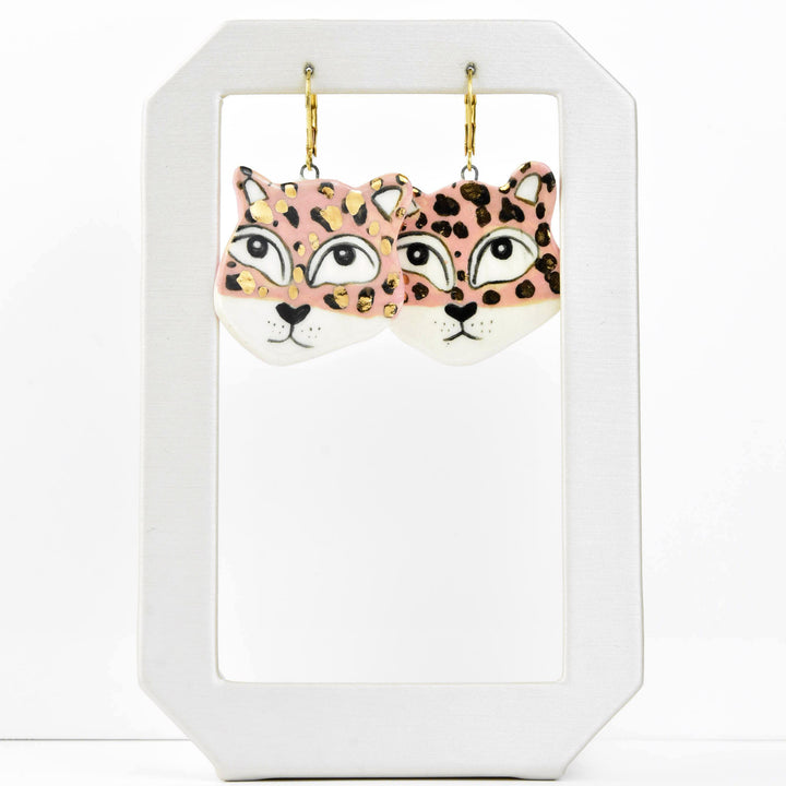 Leopard Statement Earrings