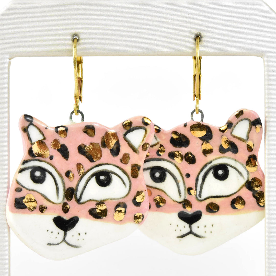 Leopard Statement Earrings