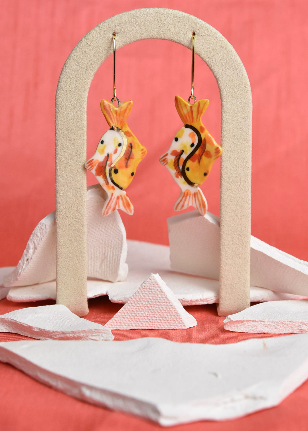 Pisces Statement Earrings - Goldmakers Fine Jewelry