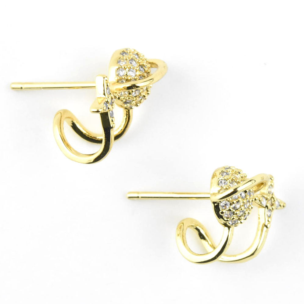 Planet Double Stud Earrings