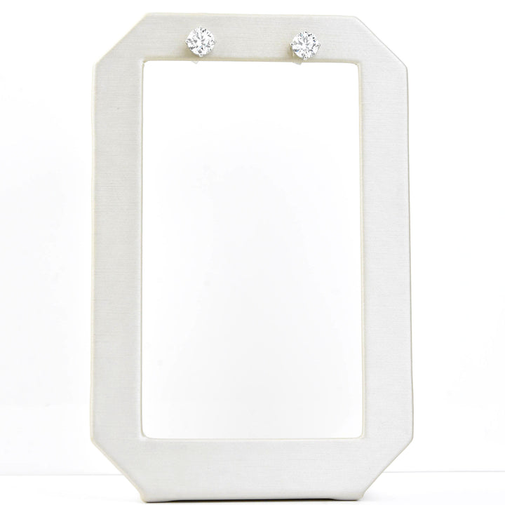 Diamond Stud Earrings in Platinum 2 ctw - Goldmakers Fine Jewelry