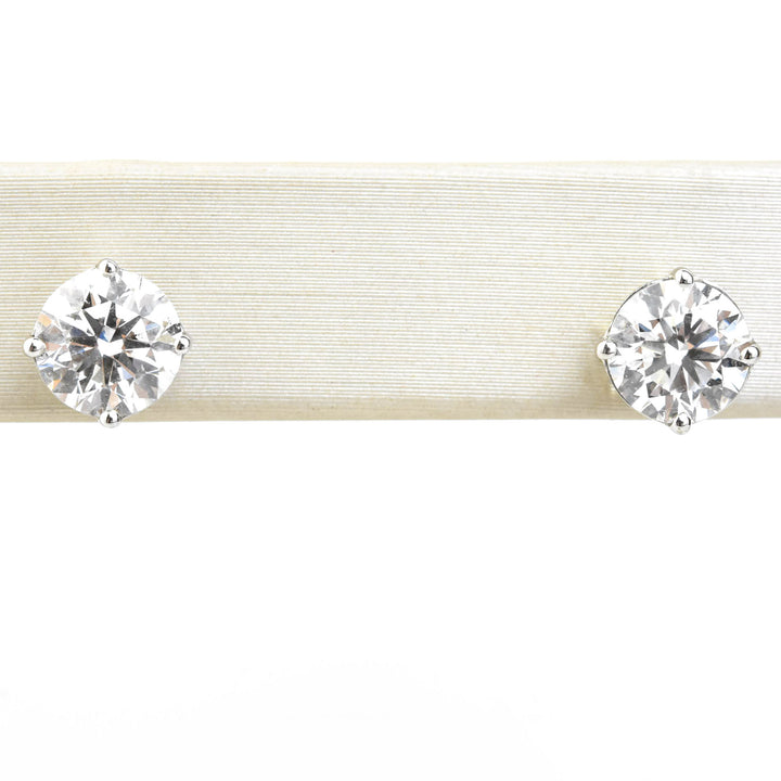 Diamond Stud Earrings in Platinum 2 ctw - Goldmakers Fine Jewelry