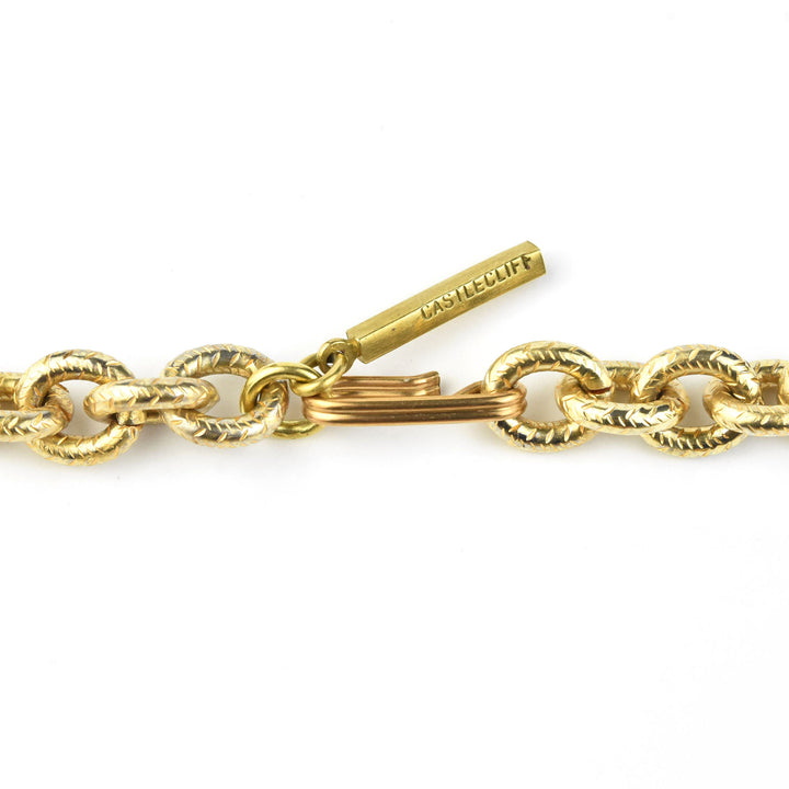 Poppy Amber Floral Necklace - Goldmakers Fine Jewelry