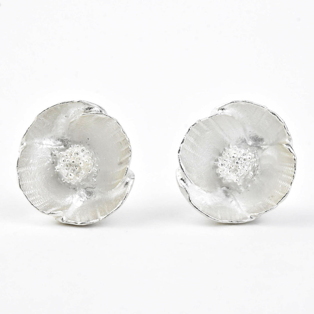 Mini Poppy Post Earrings - Goldmakers Fine Jewelry