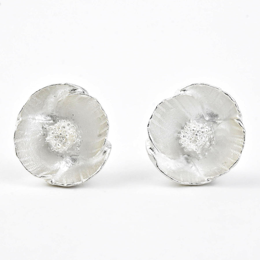 Mini Poppy Post Earrings - Goldmakers Fine Jewelry