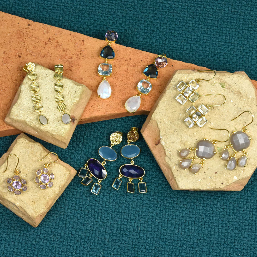 Baguette Statement Earrings - Goldmakers Fine Jewelry