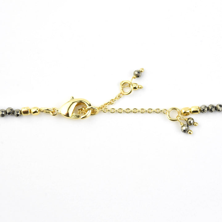 Moonstone & Pyrite Necklace