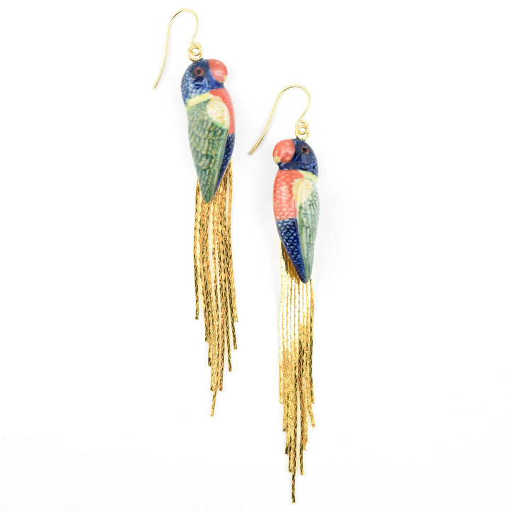 Queensland Lori Gold Rain Earrings - Goldmakers Fine Jewelry