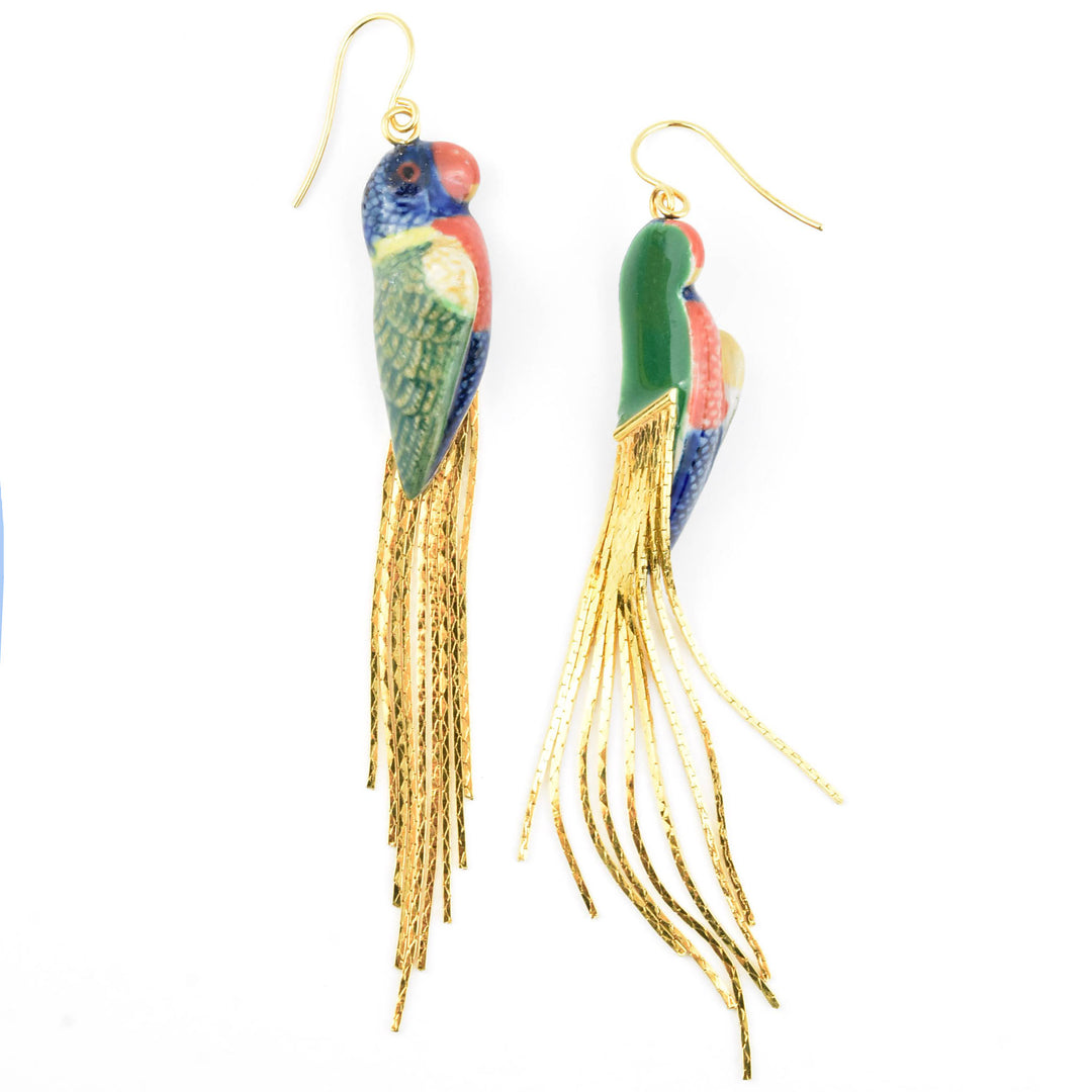 Queensland Lori Gold Rain Earrings - Goldmakers Fine Jewelry
