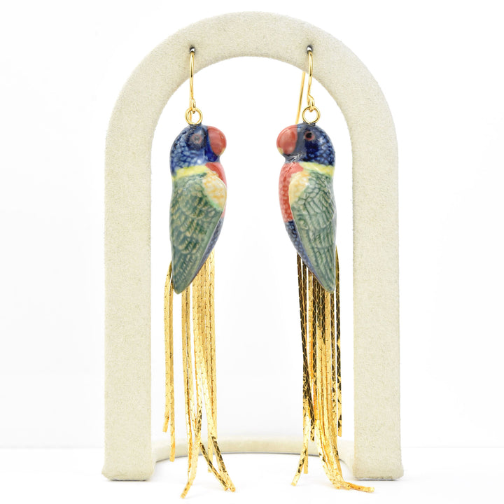 Queensland Lori Gold Rain Earrings - Goldmakers Fine Jewelry